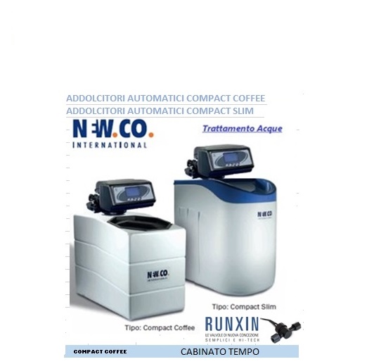 Addolcitore Automatico Compact Slim Safe A Volume Elettr. 12Lt Res Con By Pass Nccve12Eslrbp