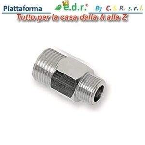 Niples Ridotta Plrolungata Cromata 1/2"X3/8  NCPRDC