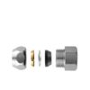 Niples Femmina Cromato. 1/2"X10 mm