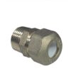 Niples Maschio Anello Teflon  Bicono Rame. 1/2"X14