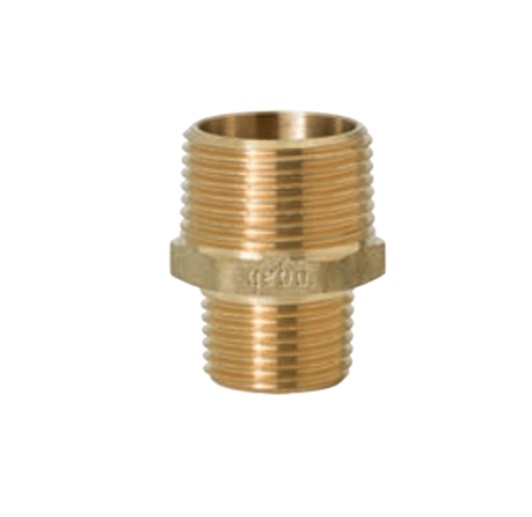 Niples Ridotta Ottone Giallo MM. 11/4"X1/2"