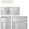 Bidet Monoforo Nuvola  Nuv500C