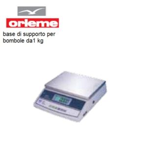 Base Di Supporto Per Bombole Da1 Kg Con Rubinetti E Raccordi Intercambiali Da 1/4” Sae Per Gas R407C E R22 E 5/16” Sae Per Gas R410A  OIBSB