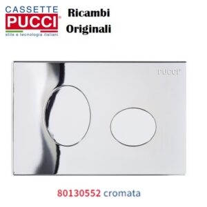 Placca Eco Pucci Ellisse 280X180 Cromata