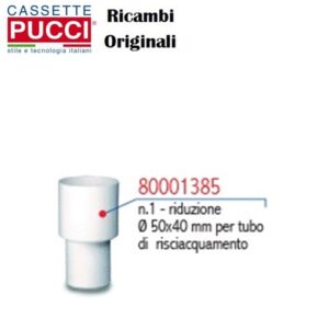 Riduzione D.50-40Mm Per Tubo Di Risciacq.Conf.1  P-1385