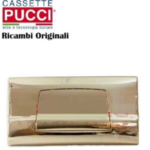 Placca Sara Compl.C.1 Dorata  P-6715
PLACCA PUCCI SARA A PARETE DORATO A UN PULSANTE 80006715