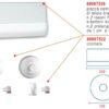 Placca C / Di Telaio, 2 Ros. Fil. Bott. E Prol. A 3 Cm. B.  P-7520