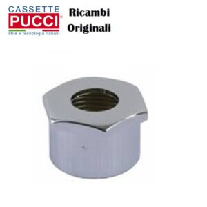 Boccola Cromo Fissa Rosone Pz. 1  P-9032