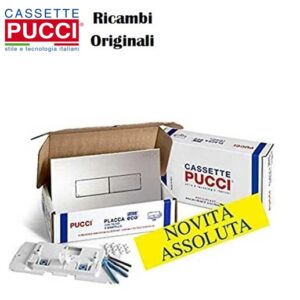 Placca Eco Linea Cromata 330X180Mm  4,7 Mm Spessore + Sportello Eco  P-9562