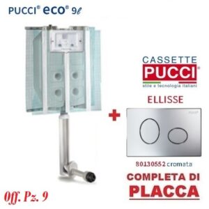 Cassetta Eco Incasso New M Con Placca Ellisse Cromo
 P-0552  P-Ceicacx9