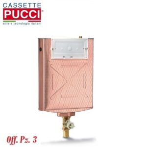 Kit Da 3 Pz Cassetta Incasso Pucci Rame  Senza Placca  P-Cpspx3