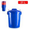 Bidone 21 L Rosso Blu  Pf-11154