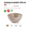 Ciotola Classic 570 Ml Surt Vrm
Set Di 12 Pezzi  Pf-142861A