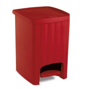 Pattumiera Margherita A Pedale Rosso 20L  PF21275