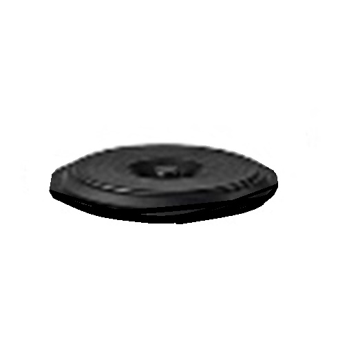 Coperchio Bidone Lt 100/120 Nero Pf25990