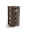 Cassettiera Elegance 4 Cassetti Moka  Pf30402