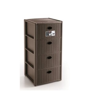 Cassettiera Elegance 4 Moka  PF30402