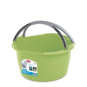 Superbacinella Sole  Rotonda C/Man. Verde Primav. Bianco Blu Ottanio  Cm 40,5 X 40,5 X 103H Prezzo Singolo
  Ogni Espositore Contiene 30 Superbacinella Sole Rotonda C/Manici Ean 8003507001541 Verde Primavera+Bianco+Blu Ottanio)  PFPR154O