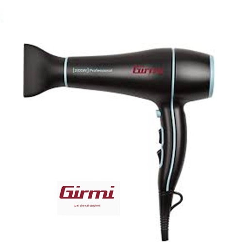Asciugacapelli Professionale Nero/Azzurro Ph4604
