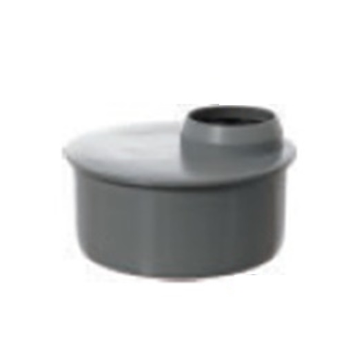 Riduzione Eccentrico Grigio Pp Aumento Tappo Basso. 40x110