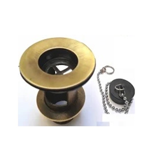 Piletta Tappo & Catena 11/4" Bronzo Ptc11447