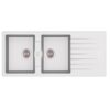 Lavello 50.116  2V+G Bianco  Ptpl1162Gw