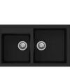 Lavello 50.86 2V Gran.Nero  Ptpl862Gb