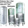 Polmone Zincato verticale Basso Non Collaudato. 200 Lt.
