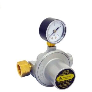 Regolatore Riduttore Gas  Alta pressione Con Manometro. Reg 25 Kg 0/3 Bar