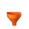 Raccoglitore Pvc arancio per Scarico Pluviale. 100 a 110