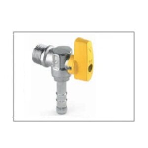 Rubinetto Gas Sq. 1/2"M. Met.  RGS12MET