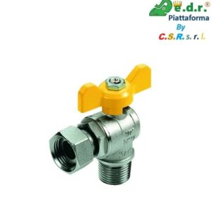 Rubinetto Gas Sq.1/2"M X 1/2"Gir  RGS12X12G