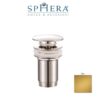 Scarico Click Clack In Ottone Con Troppo Pieno - Oro