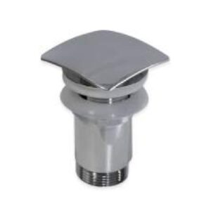 Scarico Click Clack In Ottone Con Tappo Quadro Senza Troppo Pieno