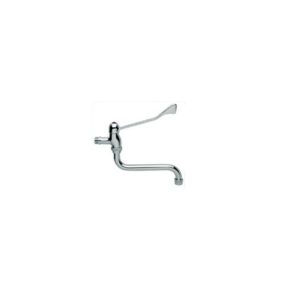 Rubinetto Parete a Snodo Leva Clinica 1/2" Cromo.