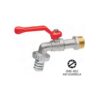 Rubinetto Sfera Leva Rossa D. 1"   Rs1