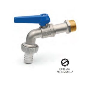 Rubinetto Sfera Pes. Leva 3/4" Blu  RS34P