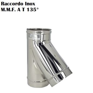 Raccordo A T 135°   Inox D. 80  RT135080