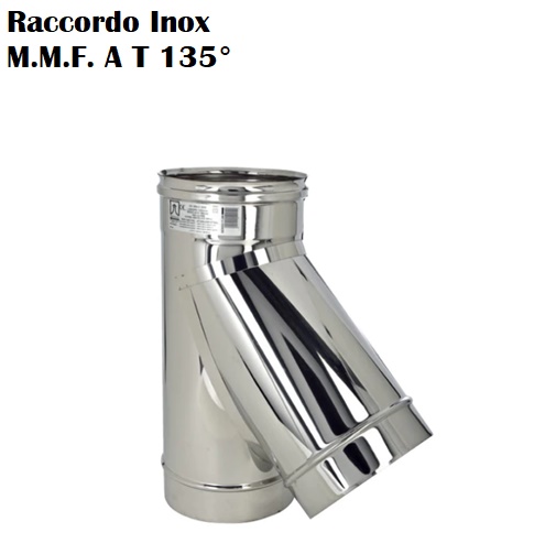 Raccordo A T 135° Inox D. 80 Rt135080