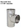 Raccordo A T 90°   Inox D. 120  Rt90120