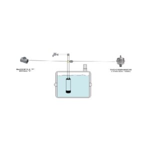 KIT 5" ELETTRONICA (VASO 0,16l + RACcordo "T" + NIPPLO 1"1/4)  RXYAUTO.00