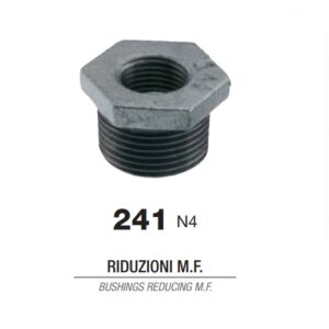 Riduzione Zincata 2X1 Mf  RZ2X1