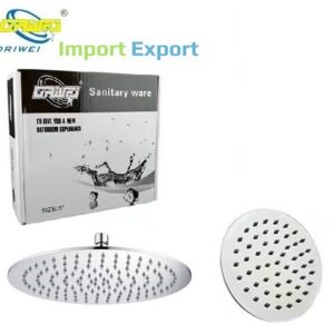 Soffione Minimale In Acciaio Anticalcare Import Tondo D. 10 Zx  S-1040T