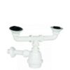 Sifone 2 Vie 11/4" Con Pilette  S2V114C