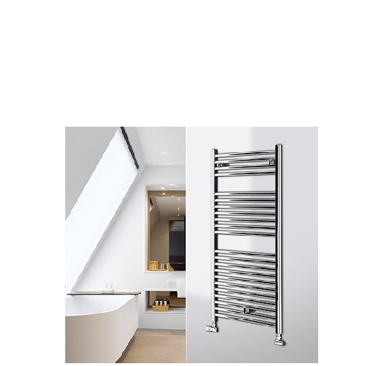 Scaldasalvietta Termoarredo Cromo. 245X140 Int. 40