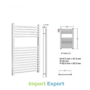 Scaldasalvietta 45X80 Int.40 Bianco  S45X80OF