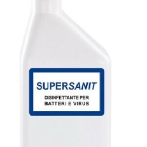 Super Sanit Bottiglia Kg. 1 
Foridra Supersanit Superfici 1 Litro Perossido Di Idrogeno Virucida  SANITB