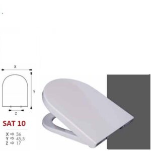 Sedile  Soft Close Sat 10  X5 Articolo In Promo Sat10