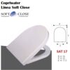 Sedile  Soft Close Sat 17  Sat17