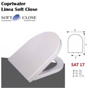 Sedile  Soft Close Sat 17  X5 Articolo In Promo Sat17